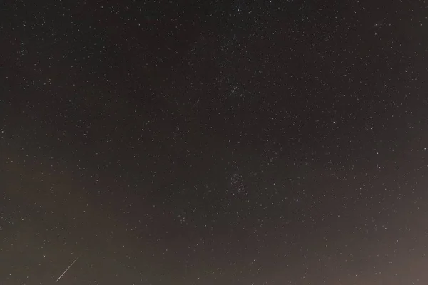 Starry sky in summer on the Night of the Perseids Bavaria, Germany