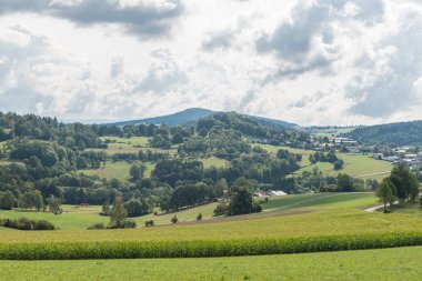 Mısır alan ve çayır Bavarian Forest, Almanya için