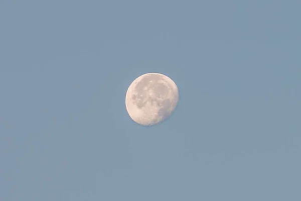 Image Gros Plan Lune Pendant Jour Allemagne — Photo