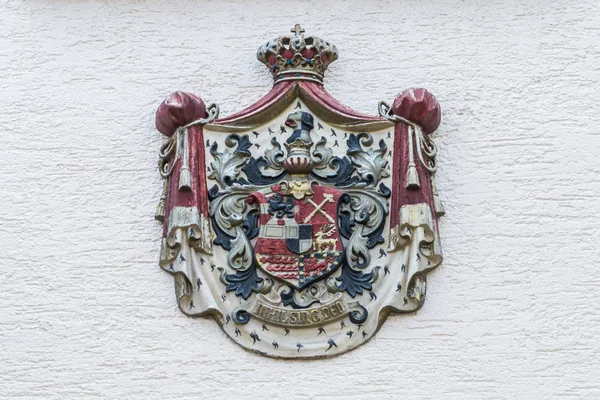 Hechingen Baden Württemberg Deutschland Februar 2019 Das Wappen Der Hofkonditorei — Stockfoto