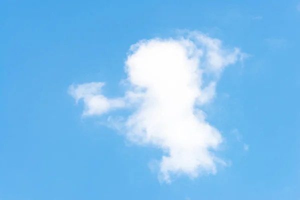 Wolken Lucht Die Gezichten Lijken Pareidolia — Stockfoto