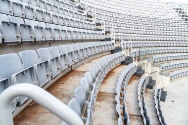Boş katmanlı Stadyumu tribünde