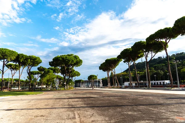 Roma Italia Septiembre 2018 Camino Que Lleva Estadio Tenis Nicola —  Fotos de Stock