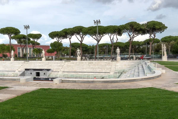 Roma Italia Septiembre 2018 Exterior Del Estadio Central Tenis Nicola —  Fotos de Stock