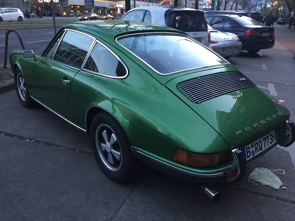 Berlín Německo Října 2018 Porsche 911 Veteránem Porsche 911 Dvoudvéřová — Stock fotografie