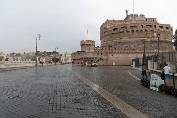 Rome Talya Ağustos 2018 Kutsal Angel Talyan Castel Sant Angelo — Stok fotoğraf