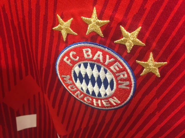 Berlin Németország 2018 November Fcb Bayern München Logó Fussball Club — Stock Fotó