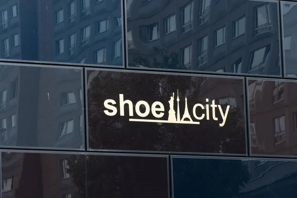 Berlín Alemania Agosto 2018 Shoe City Store Exterior — Foto de Stock