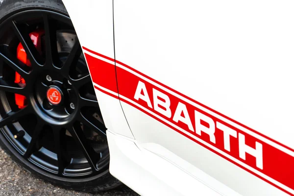 Roma Italia Septiembre 2018 Abarth Car Abarth Spa Fabricante Automóviles — Foto de Stock