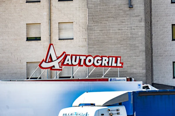 Verona Italia Septiembre 2018 Autogrill Signage Autogrill Una Empresa Catering — Foto de Stock