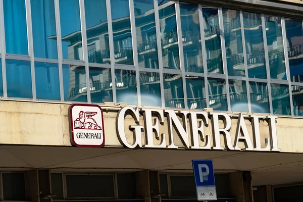 Verona Italia Septiembre 2018 Assicurazioni Generali Señalización Edificio Generali Group — Foto de Stock