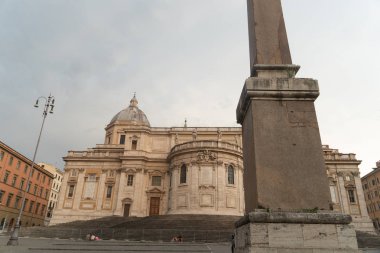 Kuzey-Batı Kilisesi Santa Maria Maggiore (Basilica of Saint Mary Major) Roma, İtalya Piazza dell'Esquilino üzerinde üzerinde apsisin dış faade