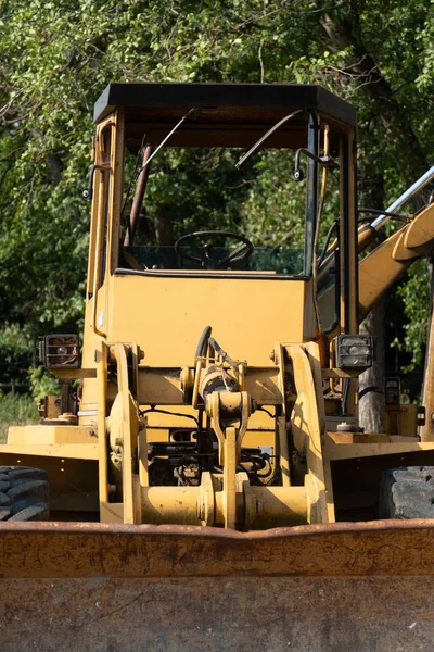 Wheel Loader Front View — Stock Photo, Image