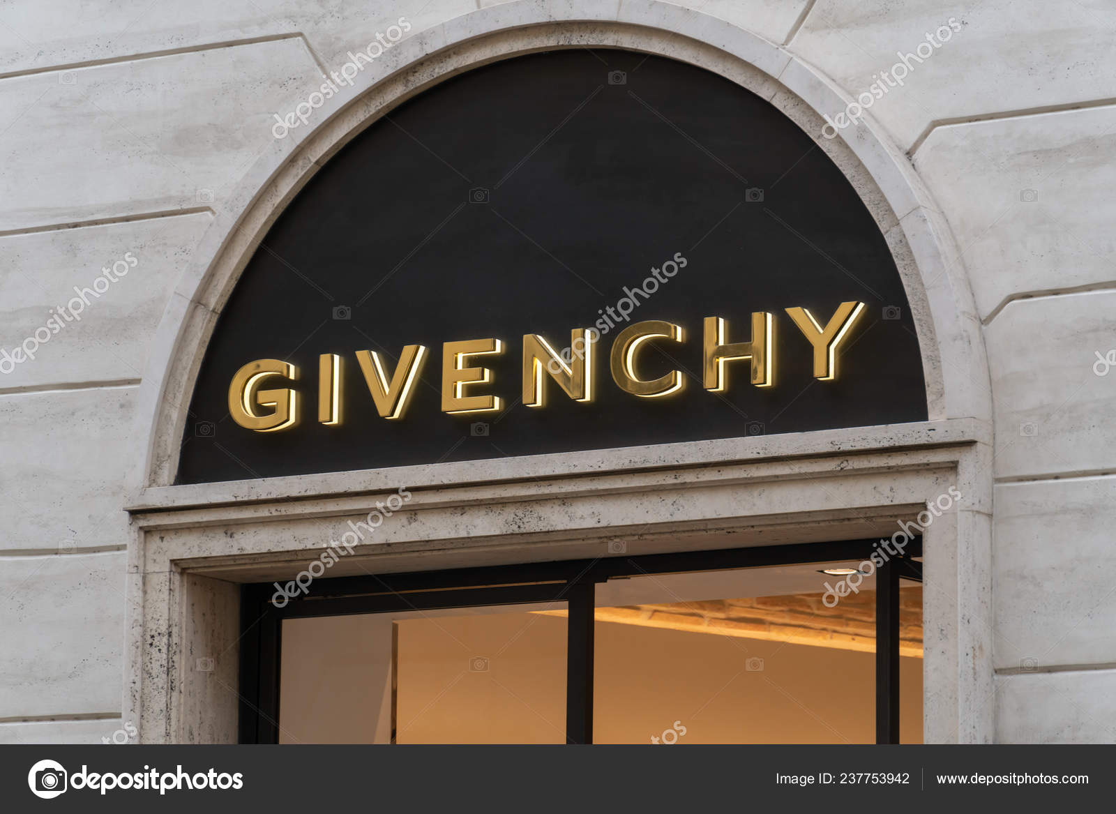 Rome Italy October 2018 Givenchy Store ...