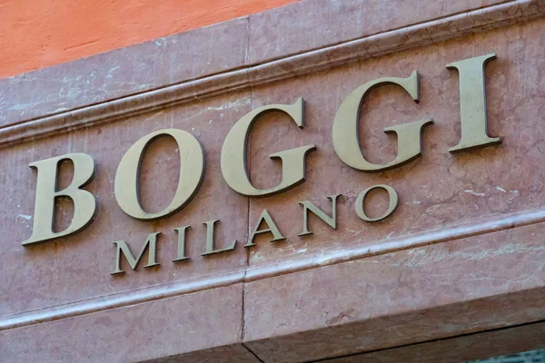 Verona Italia Septiembre 2018 Signo Una Tienda Boggi Milano Marca — Foto de Stock