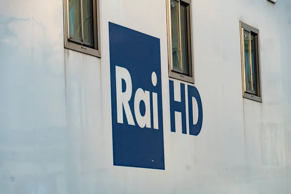 Verona Italien September 2018 Italienska Rai Logotypen Rai Utbudet Rai — Stockfoto