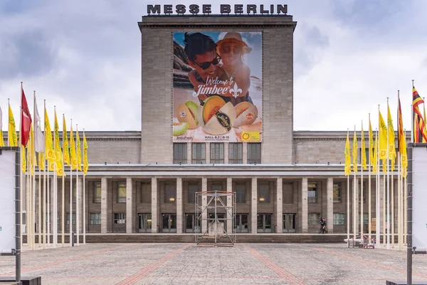 Berlín Alemania Enero 2019 Entrada Norte Feria Messe Berlin — Foto de Stock