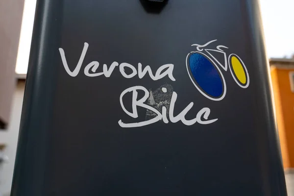 Verona Italia Septiembre 2018 Símbolo Verona Bike Nuevo Servicio Fácil — Foto de Stock