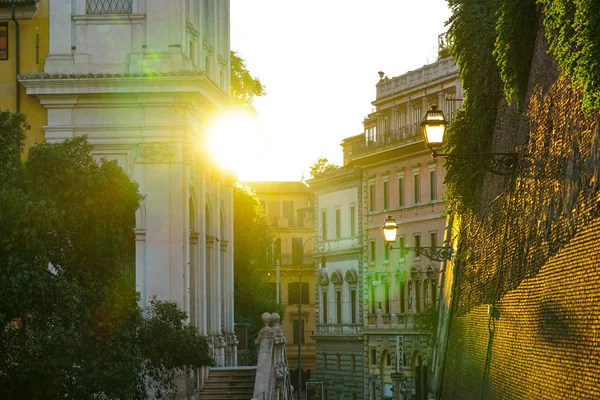 Roma Italia Septiembre 2018 Fachada Edificios Antiguos Quattro Novembre Calle — Foto de Stock