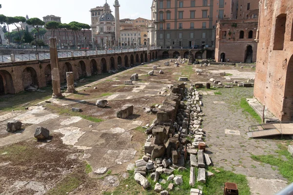 The Imperial Fora (Fori Imperiali in Italian) are a series of monumental fora (public squares) were the center of the Roman Republic and of the Roman Empire