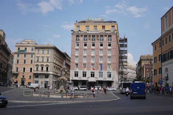 Rome Talya Ağustos 2018 Hotel Sina Bernini Bristol Yıldızlı Otel — Stok fotoğraf