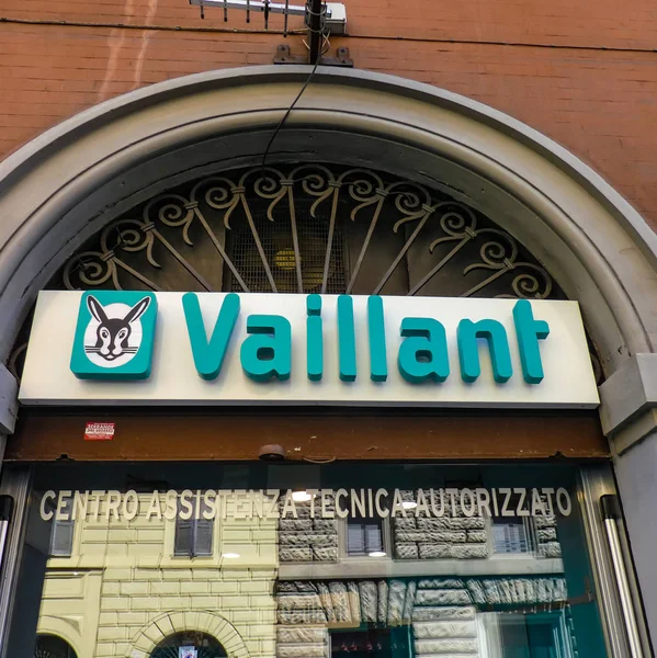Roma Italia Agosto 2018 Centro Asistencia Técnica Autorizado Por Vaillant — Foto de Stock