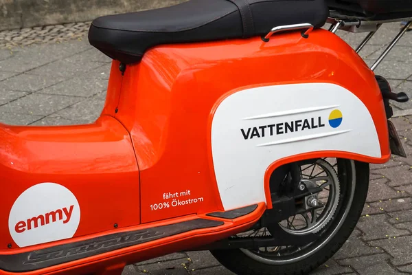 Berlin Allemagne Avril 2019 Emmy Scooter Électrique Pour Partage Branded — Photo