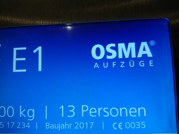 Berlin Almanya Mart 2019 Yolcu Asansörleri Yatak Asansörleri Eşya Asansörleri — Stok fotoğraf