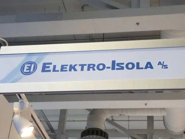 Berlín Alemania Junio 2018 Emblema Empresa Danesa Elektro Isola Uno — Foto de Stock