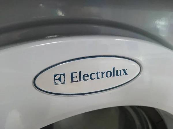 베를린 2018년 25일 세탁기의 일렉트로룩스 엠블럼 Electrolux Ab는 스웨덴의 다국적 — 스톡 사진