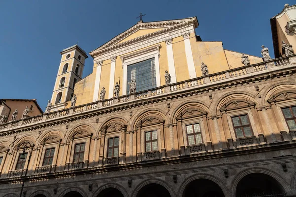 Roma Italya Ağustos 2018 Palazzo Santi Apostoli Basilica Dei Santi — Stok fotoğraf