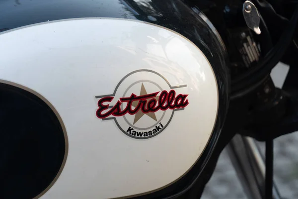 Berlim Alemanha Agosto 2018 Kawasaki Estrella Chamada W250 Desde 2017 — Fotografia de Stock