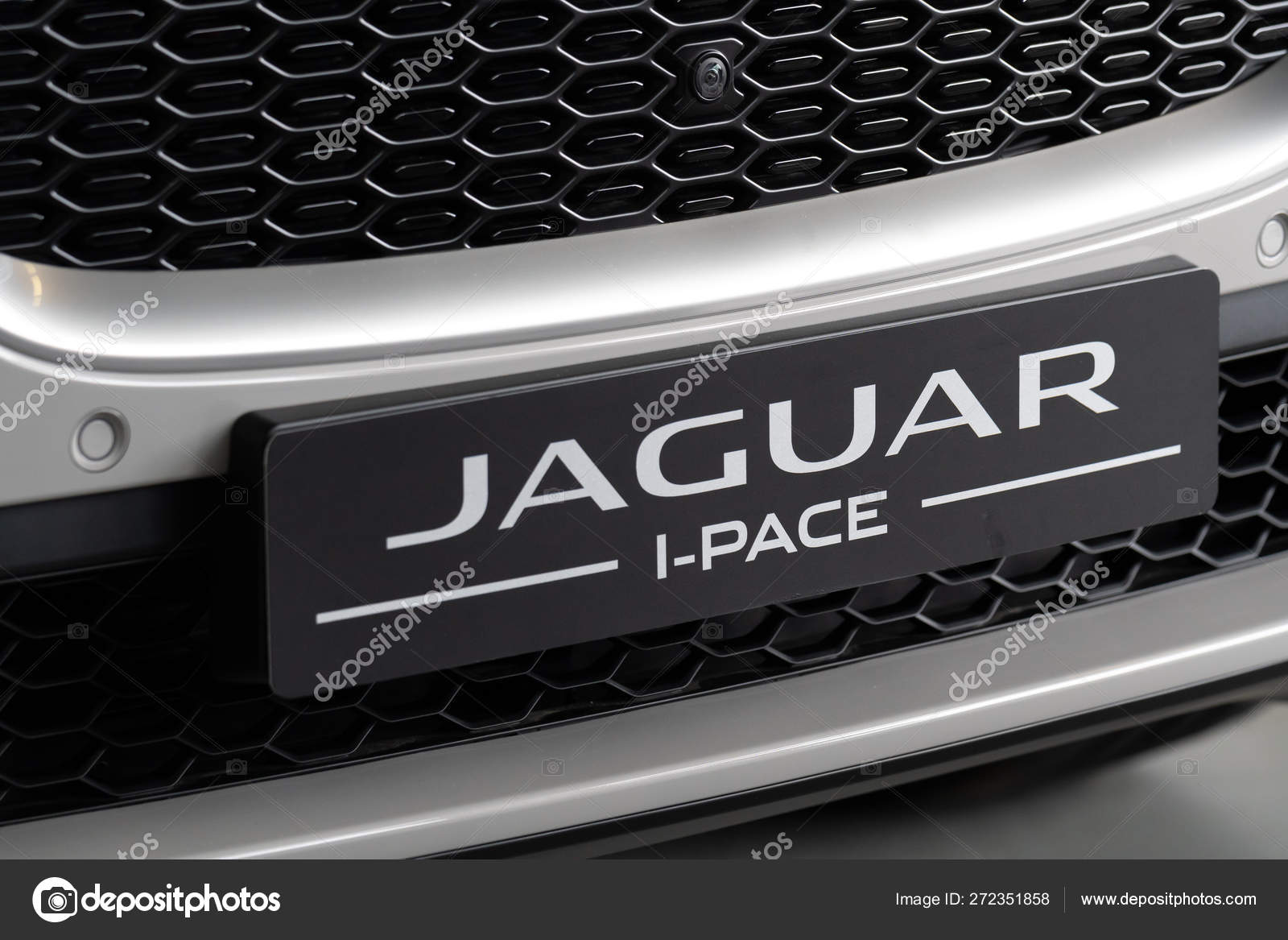 Berlin Germany May 2019 Jaguar Pace Battery Electric Crossover Suv