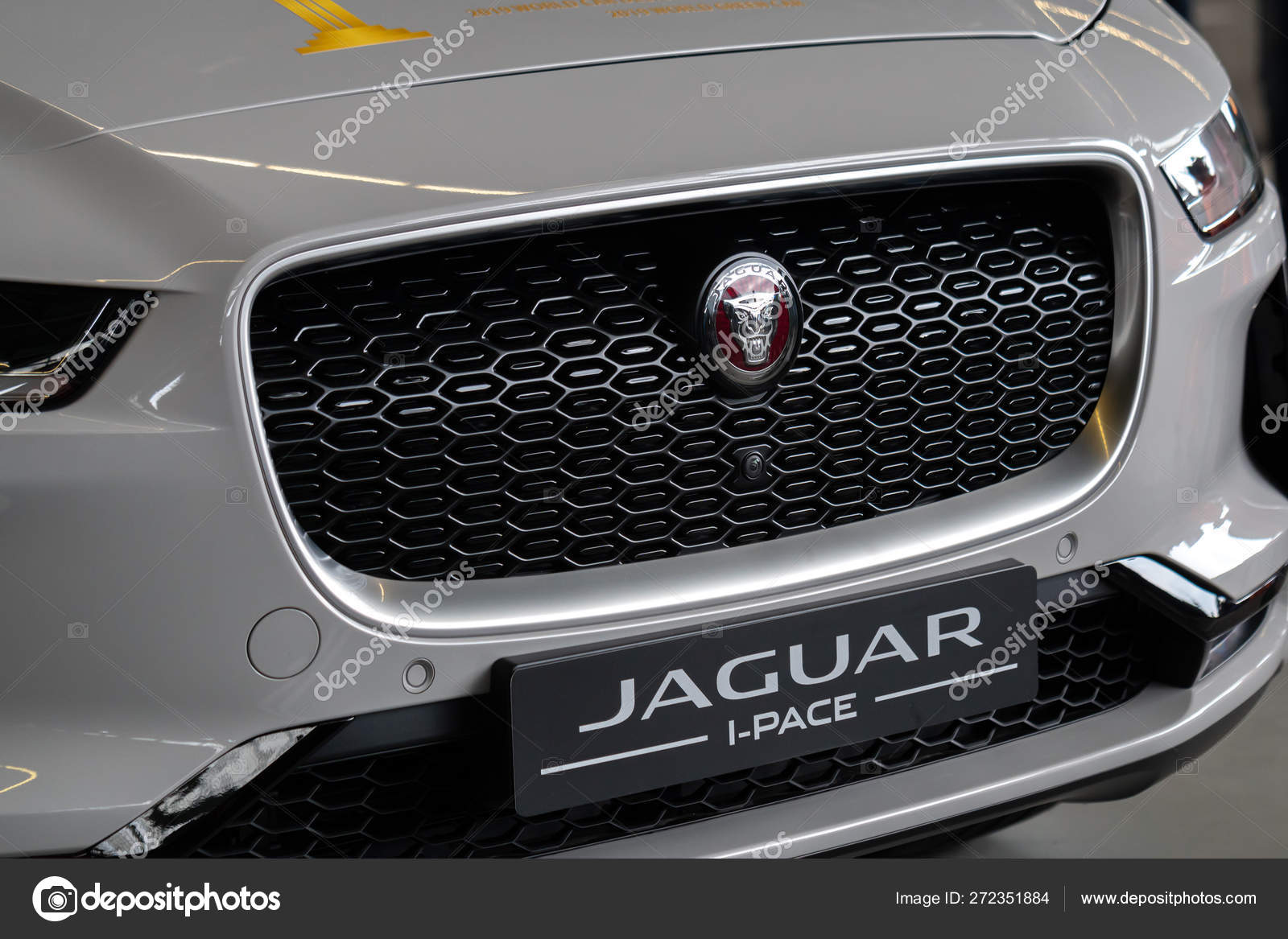 Berlin Germany May 2019 Jaguar Pace Battery Electric Crossover Suv