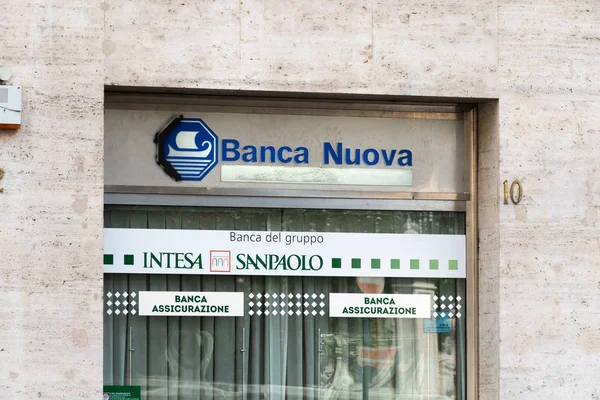 Roma Itália Setembro 2018 Banca Nuova Bank Branch Banca Nuova — Fotografia de Stock