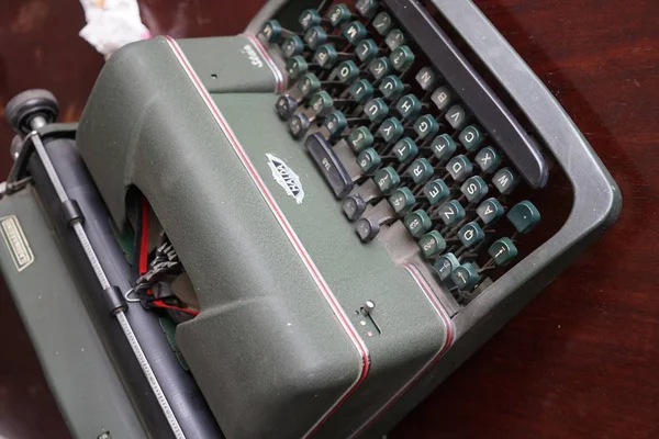 Old Halda Typewriter Vintage — Stock Photo, Image