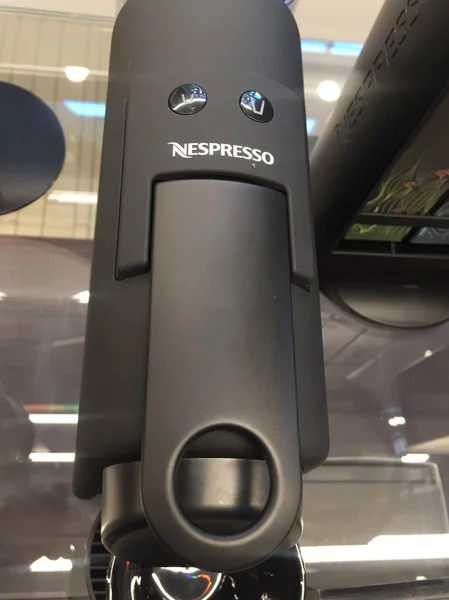 Berlin Deutschland Oktober 2018 Nespresso Machine Nespresso Maschinen Brühen Espresso — Stockfoto