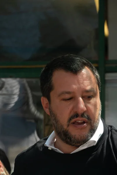 Rzym Włochy Lipca 2019 Matteo Salvini Wicepremier Włoch Minister Spraw — Zdjęcie stockowe