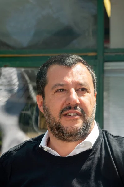 Řím Itálie Července 2019 Matteo Salvini Místopředseda Vlády Itálie Ministr — Stock fotografie