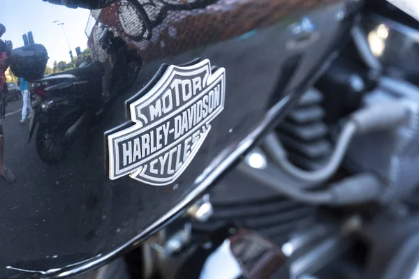 Milan Olaszország Július 2018 Harley Davidson Motorkerékpár Harley Davidson Vagy — Stock Fotó