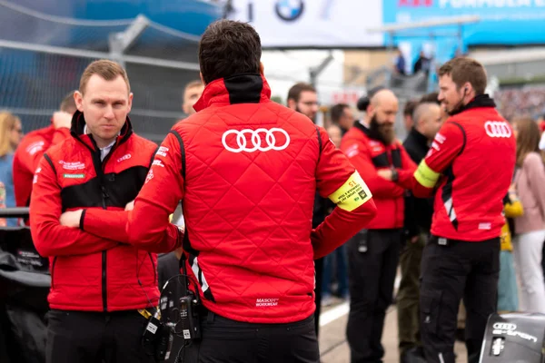 Berlín Alemania Mayo 2019 Miembros Del Equipo Audi Racing Durante — Foto de Stock