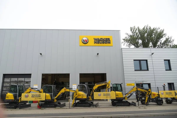 Berlijn Duitsland Juli 2019 Wacker Neuson Company Duits Leider Productie — Stockfoto