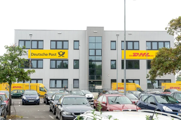 Berlin Deutschland Juli 2019 Logistikzentrum Der Dhl Gruppe Dem Weltweit — Stockfoto