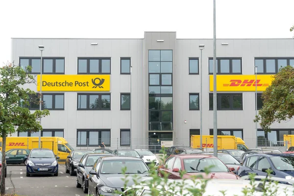 Berlin Deutschland Juli 2019 Logistikzentrum Der Dhl Gruppe Dem Weltweit — Stockfoto