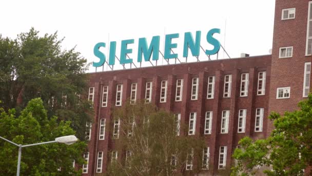 Berlim Alemanha Julho 2019 Edifício Siemens Dynamowerk Siemensstadt Uma Localidade — Vídeo de Stock
