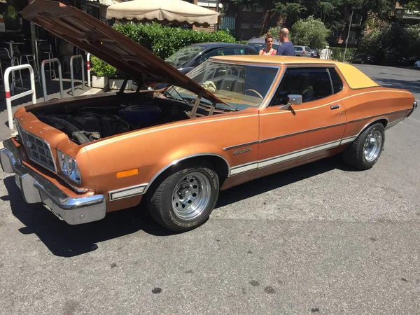 Rom Italien Juli 2019 Gran Torino Car Ford Torino Ist — Stockfoto