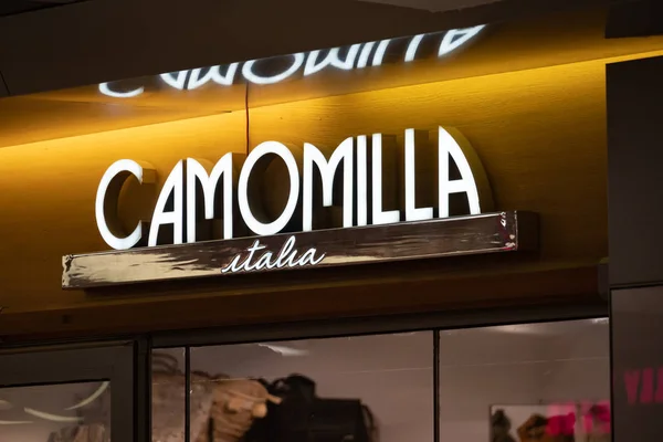 Roma Italia Julio 2019 Camomilla Store Signage Camomilla Italia Una — Foto de Stock