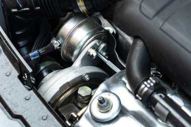 Car engine gear, detail clipart