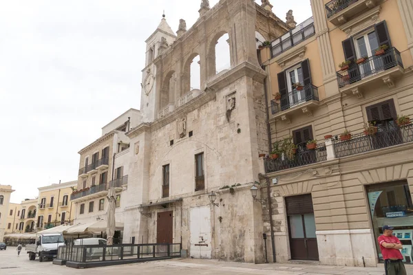 Wieża Zegarowa Palazzo Del Sedile Dosłownie Pałac Siedziby Znana Również — Zdjęcie stockowe