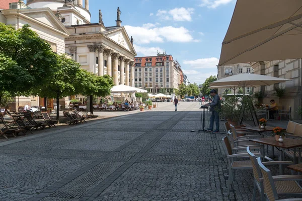 Berlim Alemanha Junho 2019 Praça Gendarmenmarkt Local Conjunto Arquitetônico Incluindo — Fotografia de Stock